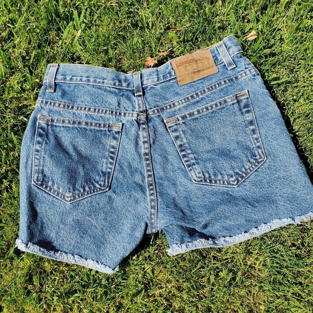 London Jean Denim Shorts Size 4 - Picture 2 of 10